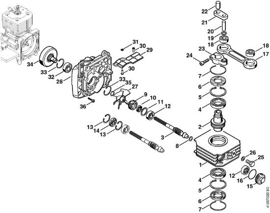 Posebne naprave (PC, SP, MC) SP 400 Gonilo della Marca Stihl