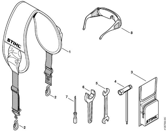 Posebne naprave (PC, SP, MC) SP 400 Orodja, posebni pribor della Marca Stihl