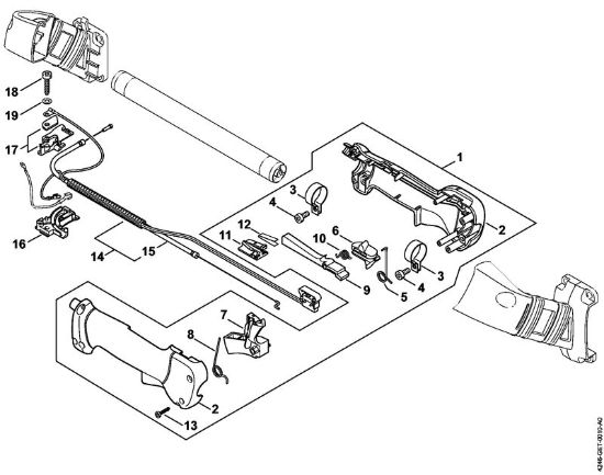 Posebne naprave (PC, SP, MC) SP 401 Upravljalni rocaj della Marca Stihl