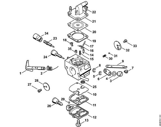 Posebne naprave (PC, SP, MC) SP 451 Uplinjac C1Q-S154 della Marca Stihl