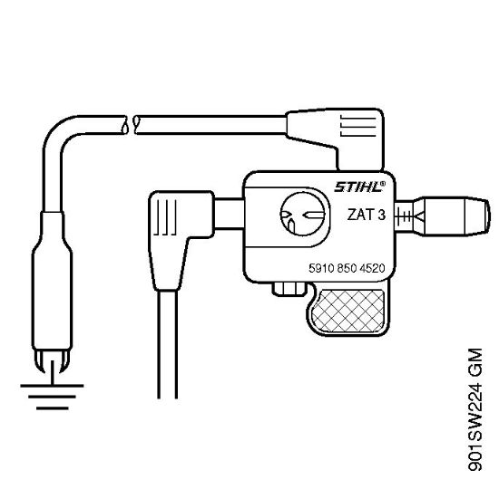 Posebne naprave (PC, SP, MC) SP 452 Naprava za testiranje vžigalne naprave ZAT 3 della Marca Stihl