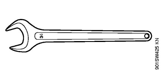 Posebne naprave (PC, SP, MC) SP 471 Kljuc DIN894-34 della Marca Stihl