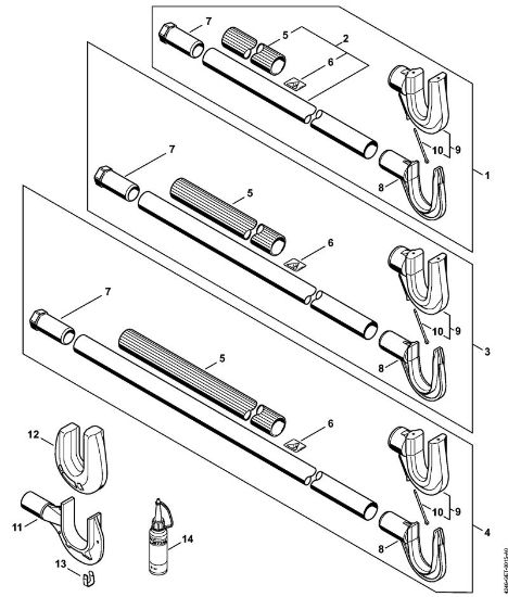 Posebne naprave (PC, SP, MC) SP 481 Rocaj della Marca Stihl
