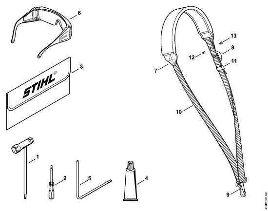Posebne naprave (PC, SP, MC) SP 85 Orodja, posebni pribor della Marca Stihl