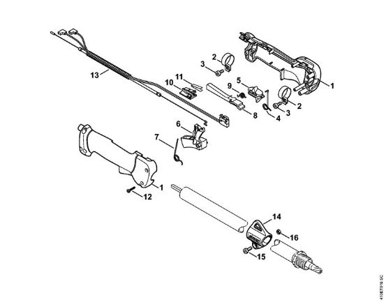 Posebne naprave (PC, SP, MC) SP 85 Rocaj della Marca Stihl