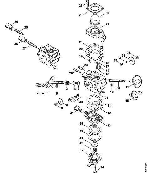 Posebne naprave (PC, SP, MC) SP 90 T Uplinjac C1Q-S177, C1Q-S171, C1Q-S174, C1Q-S131 della Marca Stihl