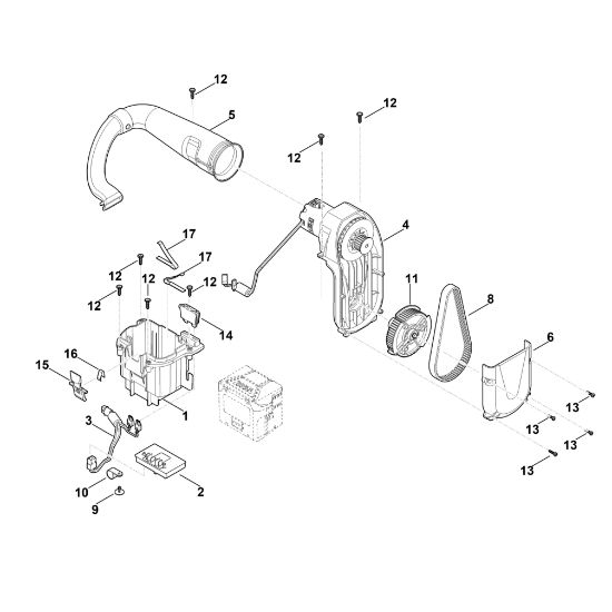Slika D - Elektricni deli, motor RLA 240.0