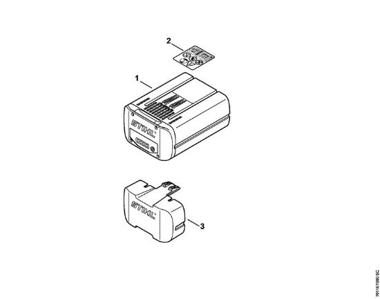 Akumulatorji (AK, AP, AR, AS, PS) AP 120 Akumulator della Marca Stihl