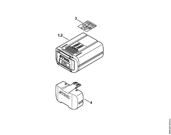 Akumulatorji (AK, AP, AR, AS, PS) AP 200 Akumulator della Marca Stihl