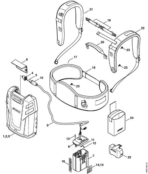 Akumulatorji (AK, AP, AR, AS, PS) AR 900 Akumulator della Marca Stihl