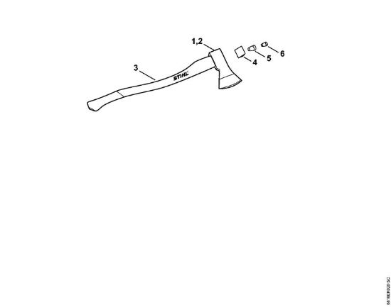 Filler nozzle for fuel mix - Sekira ILTIS Kanada della Marca Stihl