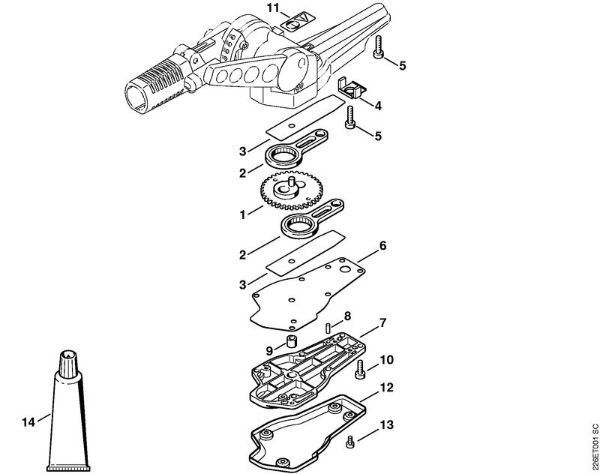 FH 75 FH 75 Gonilo nožev 135° nastavljivo della Marca Stihl