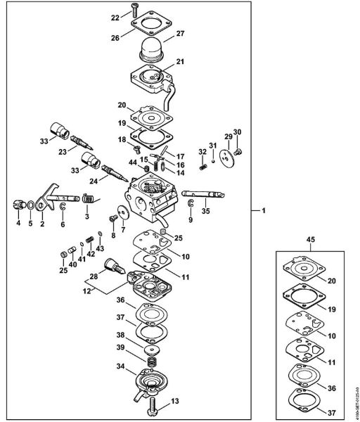 Motorne kose (FS) FS 100 Uplinjac C1Q-S88 (03.2006) della Marca Stihl