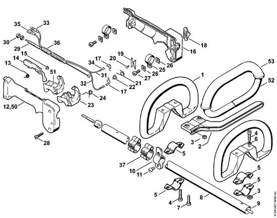 Motorne kose (FS) FS 106 Okrogli rocaj della Marca Stihl