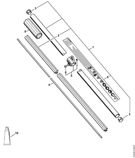 Motorne kose (FS) FS 110 RX-Z Rocaj FS 110 RX della Marca Stihl