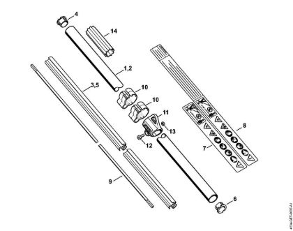 Motorne kose (FS) FS 120 2-MIX Rocaj della Marca Stihl