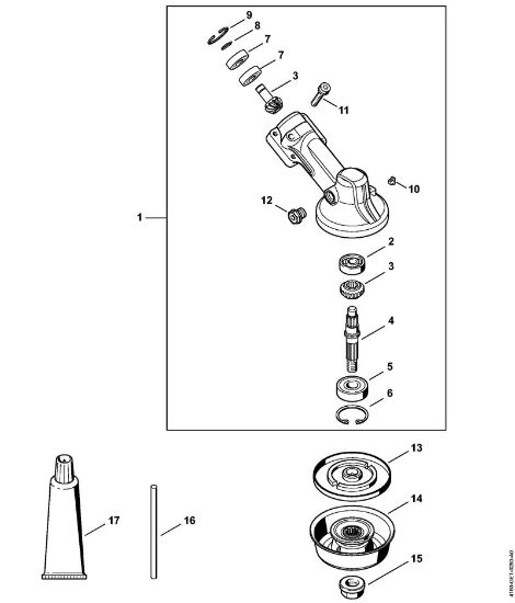 Motorne kose (FS) FS 131 R Gonilo della Marca Stihl