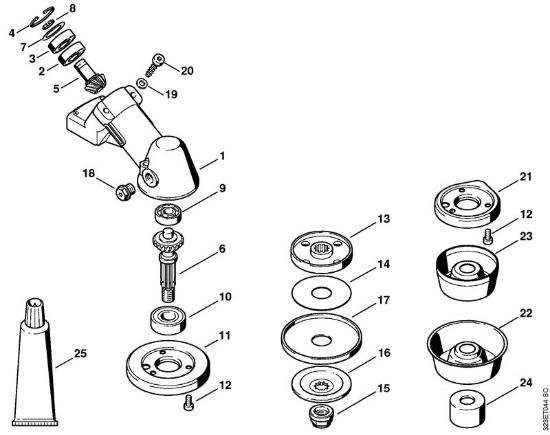 Motorne kose (FS) FS 160 Gonilo   3 56 412 189 (12.2003) della Marca Stihl