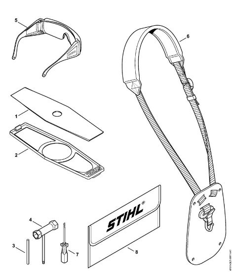 Motorne kose (FS) FS 230 Orodja, pribor della Marca Stihl