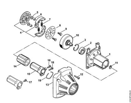 Motorne kose (FS) FS 250 R Ohišje sklopke della Marca Stihl