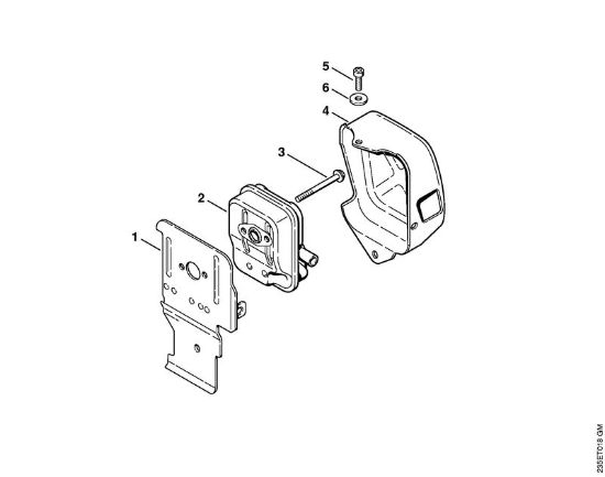Motorne kose (FS) FS 25-4 Dušilec zvoka della Marca Stihl