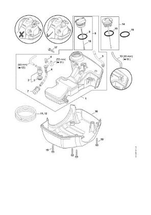 Slika Rezervoar za gorivo FS 260 R