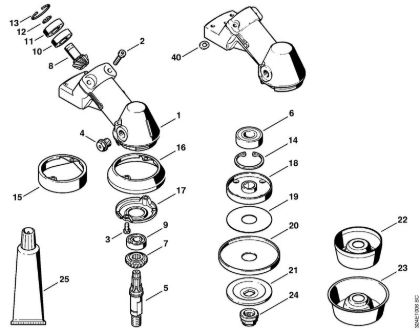 Motorne kose (FS) FS 280 Gonilo   3 42 828 253 della Marca Stihl