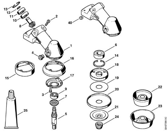 Motorne kose (FS) FS 280 Gonilo   3 42 828 253 della Marca Stihl