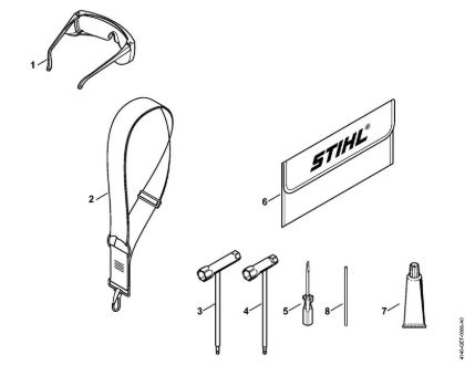 Motorne kose (FS) FS 38 2-MIX Orodja, posebni pribor della Marca Stihl