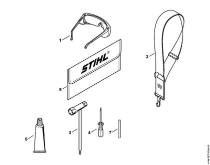 Motorne kose (FS) FS 40 C-E - 4144 Orodja, posebni pribor della Marca Stihl