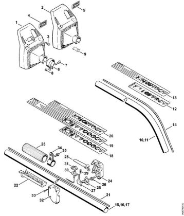Motorne kose (FS) FS 44 Rocaj FS 40, FS 44 della Marca Stihl