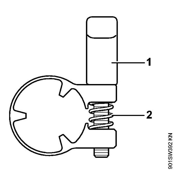Motorne kose (FS) FS 44 R Natezna objemka della Marca Stihl