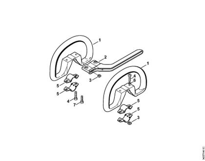 Motorne kose (FS) FS 44 R Okrogli rocaj della Marca Stihl