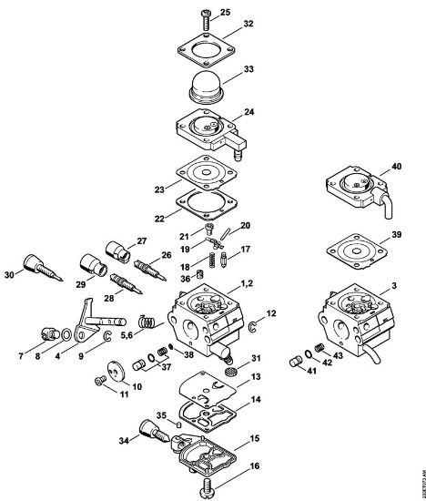 Motorne kose (FS) FS 55 RC-E Uplinjac C1Q-S186, C1Q-S153, C1Q-S97 (16.2014), (46.2012), (29.2010), (15.2009) della Marca Stihl