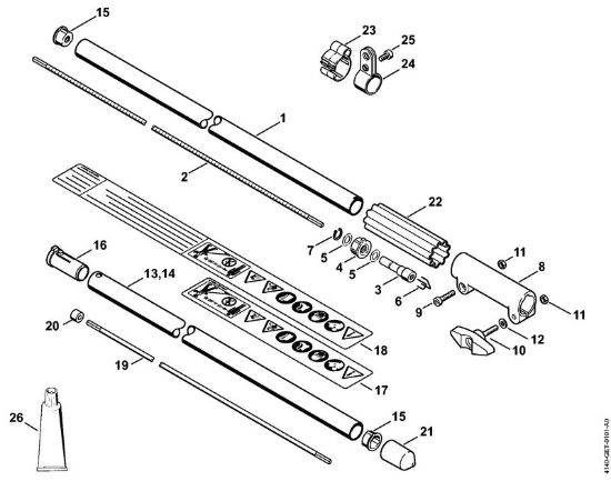 Motorne kose (FS) FS 55 T Rocaj FS 55 T (14.2002) della Marca Stihl