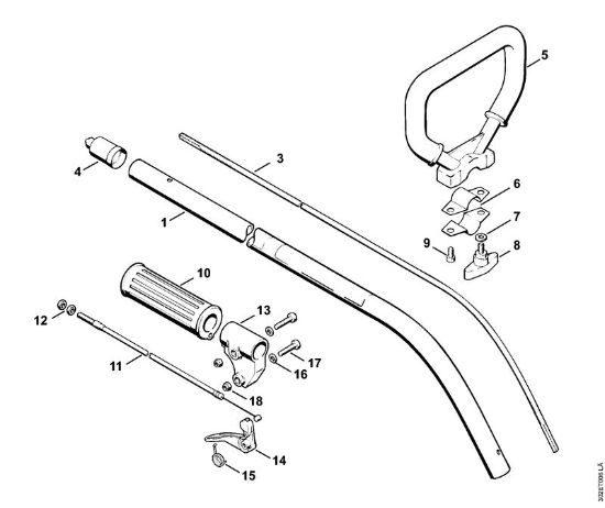 Motorne kose (FS) FS 56 (4125) Rocaj, roc della Marca Stihl