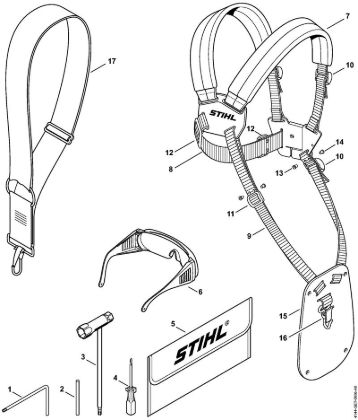 Motorne kose (FS) FS 56 (4144) Orodja, posebni pribor della Marca Stihl