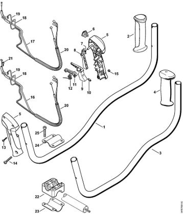Motorne kose (FS) FS 56 C-E Dvojni rocaj della Marca Stihl