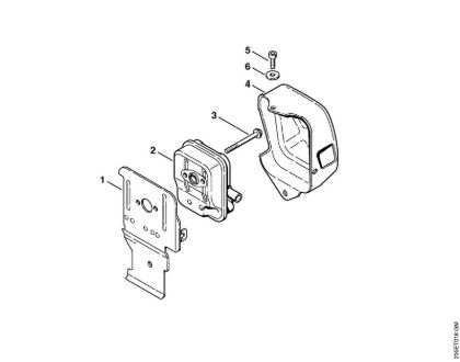 Motorne kose (FS) FS 65-4 Dušilec zvoka della Marca Stihl