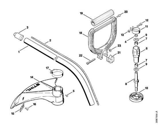 Motorne kose (FS) FS 72 Rocaj FS 72, okrogli rocaj della Marca Stihl