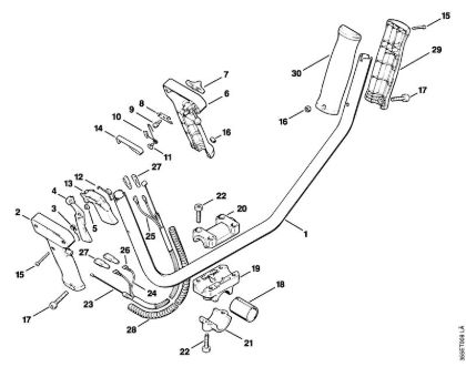 Motorne kose (FS) FS 72 R Dvojni rocaj della Marca Stihl