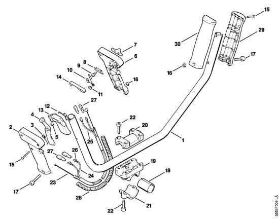 Motorne kose (FS) FS 72 R Dvojni rocaj della Marca Stihl