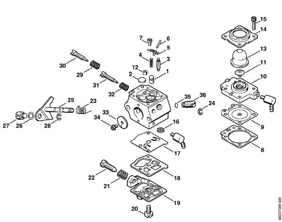 Motorne kose (FS) FS 80 Uplinjac WT-447 della Marca Stihl