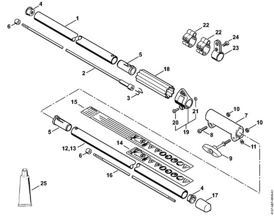 Motorne kose (FS) FS 85 T Rocaj FS 85 T (14.2002) della Marca Stihl