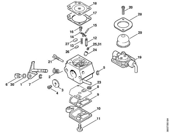 Motorne kose (FS) FS 85 T Uplinjac C1Q-S60 BR (17.2002) della Marca Stihl