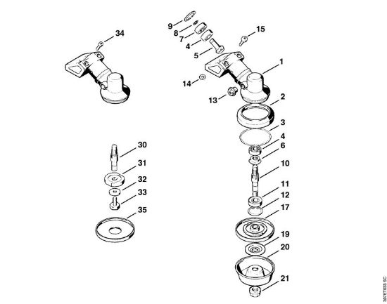 Motorne kose (FS) FS 86 Gonilo FS 86 della Marca Stihl