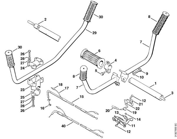 Motorne kose (FS) FS 90 - 4117 Rocaj della Marca Stihl