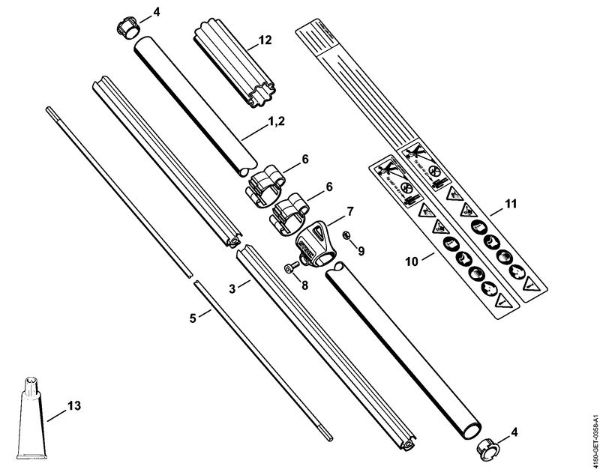 Motorne kose (FS) FS 90 - 4180 Rocaj della Marca Stihl