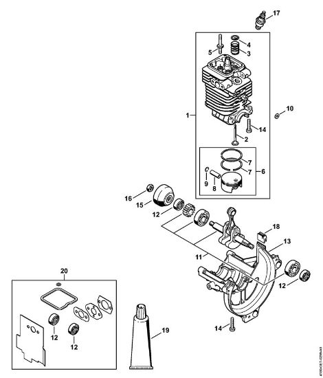 Motorne kose (FS) FS 90 R - 4180 Valj, kad sklopke della Marca Stihl