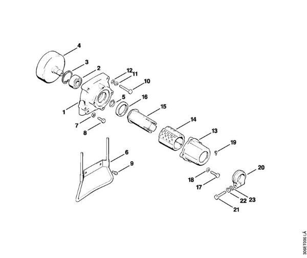 Motorne kose (FS) FS 96 Ohišje sklopke della Marca Stihl